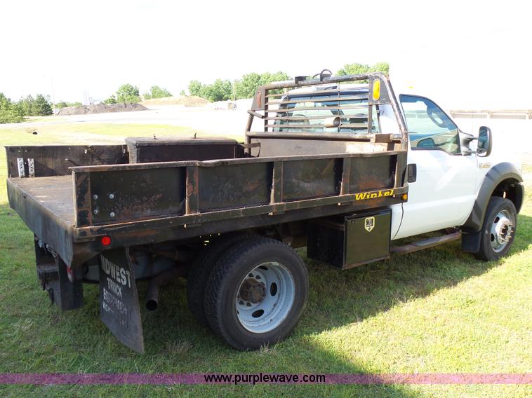 image for item K6538 2007 Ford F450 Super Duty XL dump flatbed truck