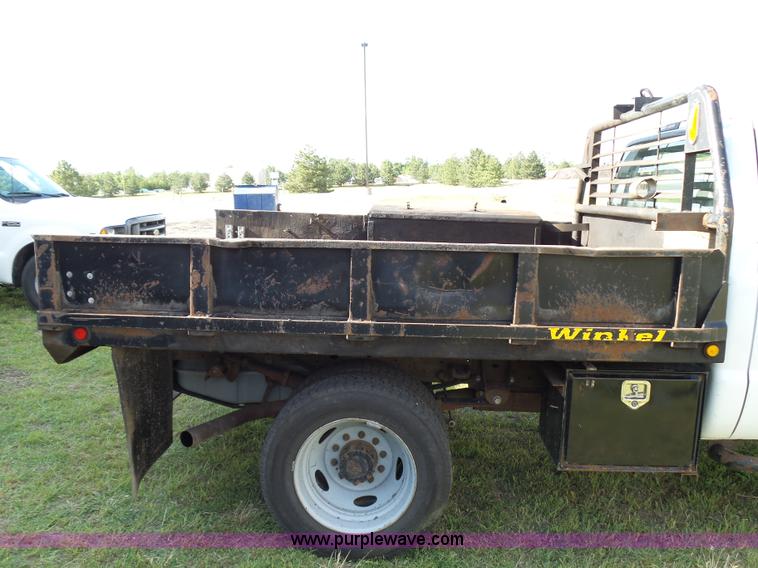 image for item K6538 2007 Ford F450 Super Duty XL dump flatbed truck