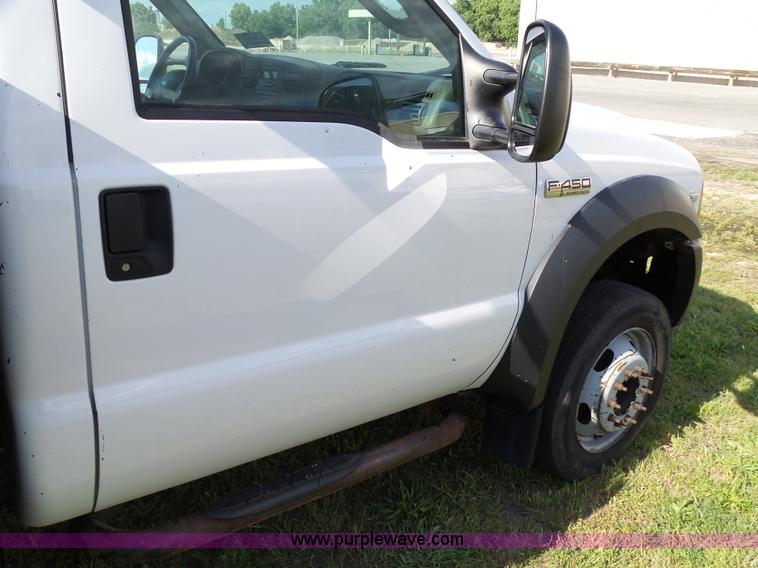 image for item K6538 2007 Ford F450 Super Duty XL dump flatbed truck