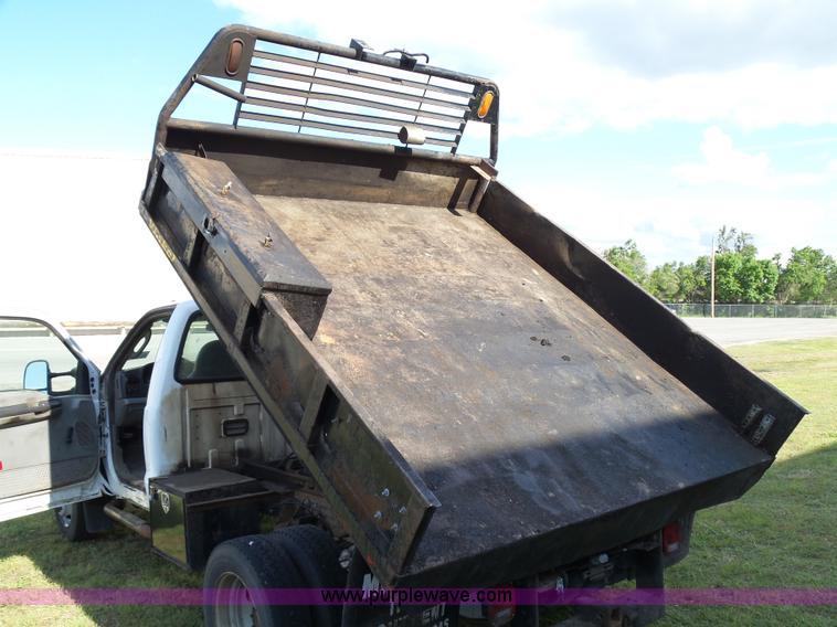 image for item K6538 2007 Ford F450 Super Duty XL dump flatbed truck