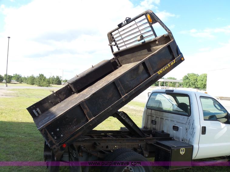 image for item K6538 2007 Ford F450 Super Duty XL dump flatbed truck