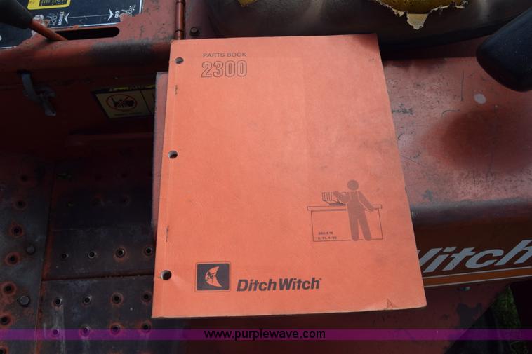 image for item K7313 Ditch Witch 2300 trencher