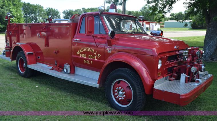 image for item K7314 1967 Chevrolet 50 fire truck