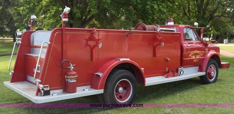 image for item K7314 1967 Chevrolet 50 fire truck