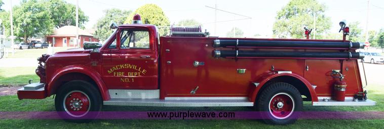 image for item K7314 1967 Chevrolet 50 fire truck