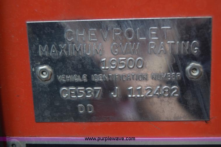 image for item K7314 1967 Chevrolet 50 fire truck