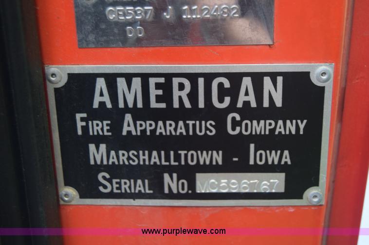 image for item K7314 1967 Chevrolet 50 fire truck