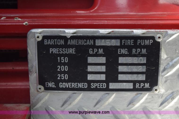 image for item K7314 1967 Chevrolet 50 fire truck