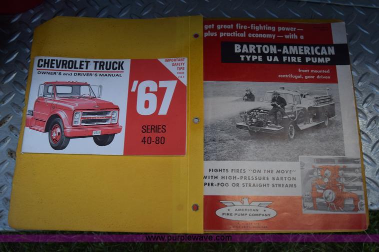 image for item K7314 1967 Chevrolet 50 fire truck