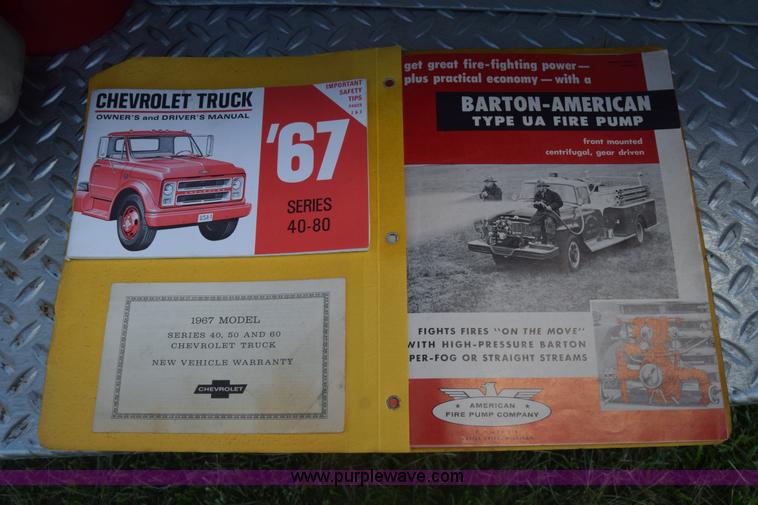 image for item K7314 1967 Chevrolet 50 fire truck