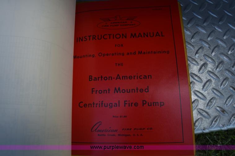 image for item K7314 1967 Chevrolet 50 fire truck