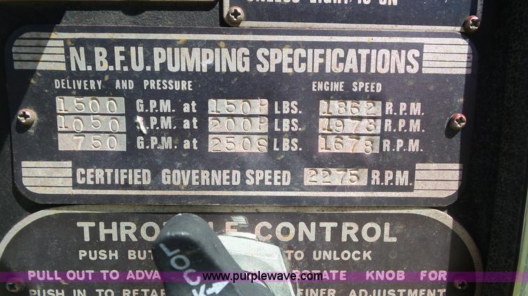 image for item L2011 1980 America La France fire truck