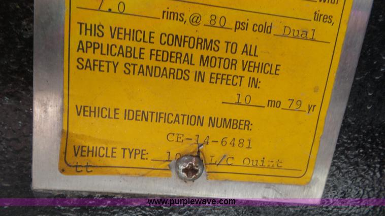 image for item L2011 1980 America La France fire truck