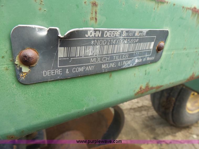 image for item AL9160 John Deere 714 mulch finisher