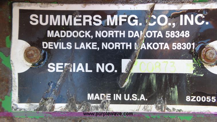 image for item BZ9760 2001 Summers Supercoulter disk