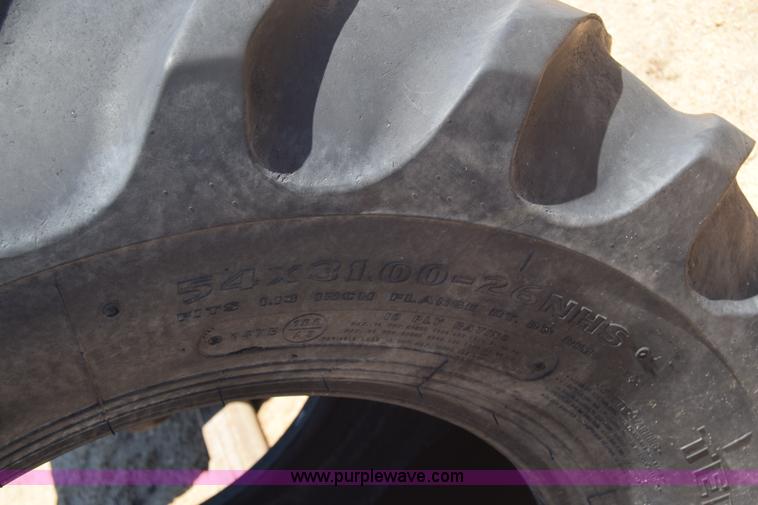 image for item CB9272 (2) Goodyear 54x31.00-26 tires