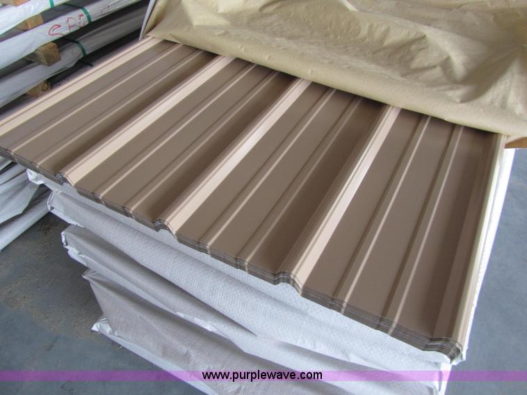 image for item F1440 (80) sheets of metal siding/roofing