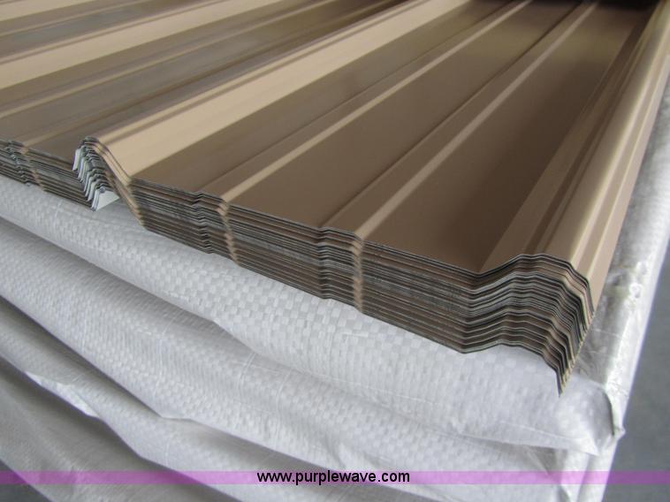 image for item F1440 (80) sheets of metal siding/roofing