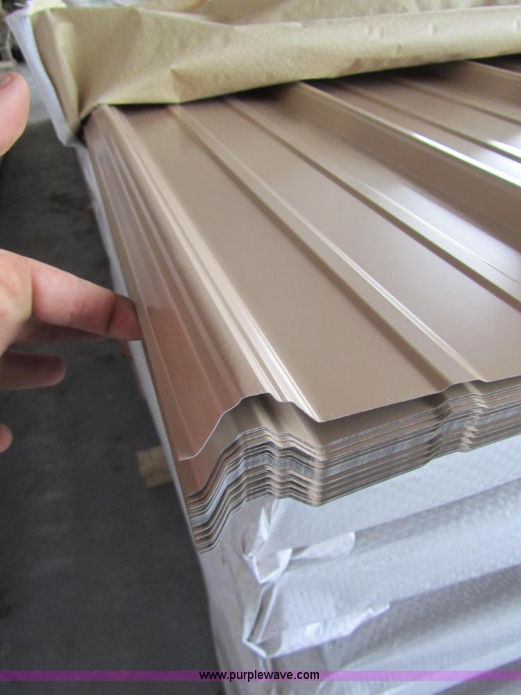 image for item F1440 (80) sheets of metal siding/roofing