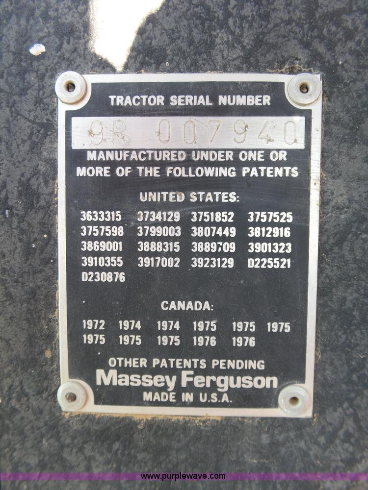 image for item J6070 Massey-Ferguson 2705 tractor