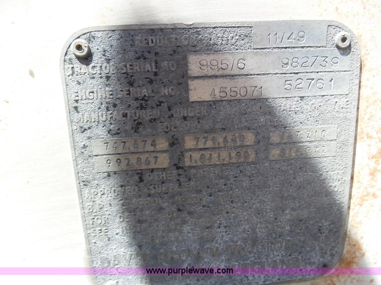 image for item J6072 David Brown 995 tractor