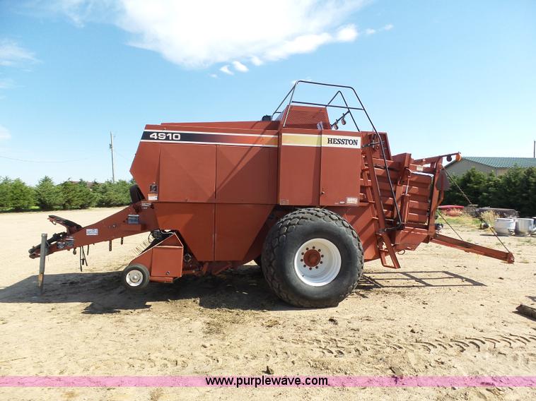 image for item J6087 1998 Hesston 4910 large square baler