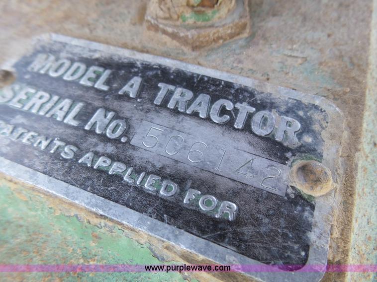 image for item J6094 John Deere A tractor