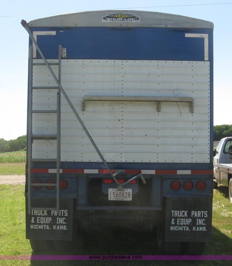 image for item L3830 1984 Timpte double hopper bottom trailer
