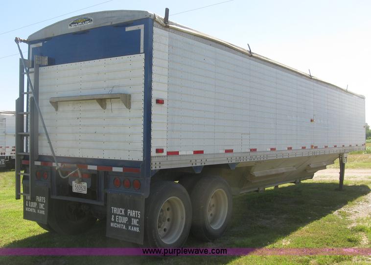 image for item L3830 1984 Timpte double hopper bottom trailer