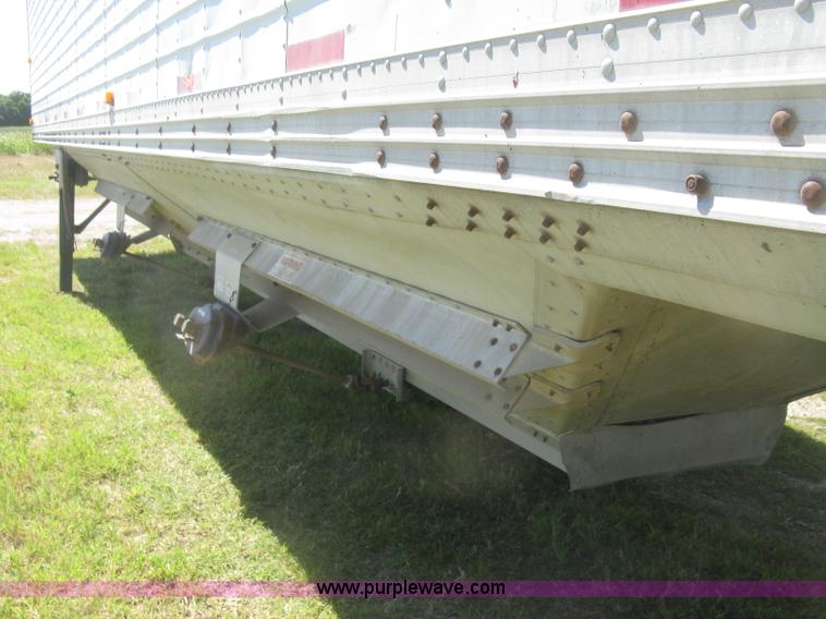 image for item L3830 1984 Timpte double hopper bottom trailer
