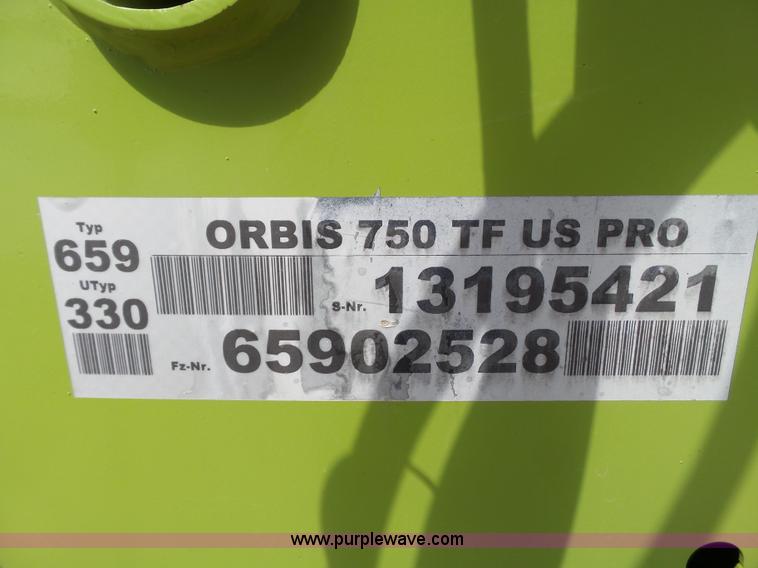 image for item L6577 2014 Claas Orbis 750 rotary corn head