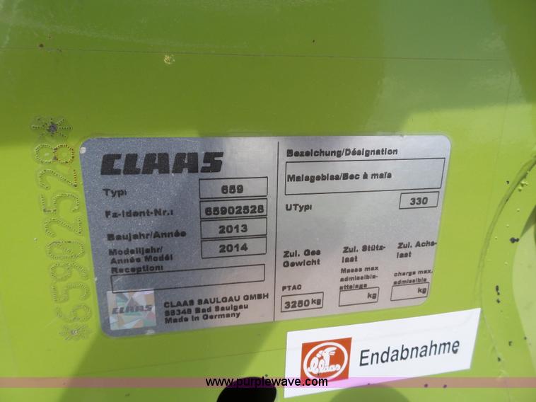 image for item L6577 2014 Claas Orbis 750 rotary corn head