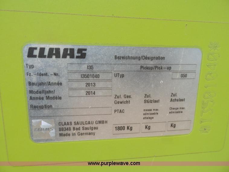 image for item L6580 2013 Claas 380 forage head