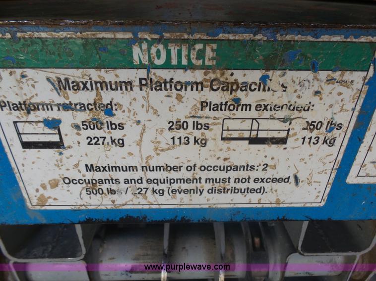 image for item AL9149 2001 Genie GS-1930 scissor lift