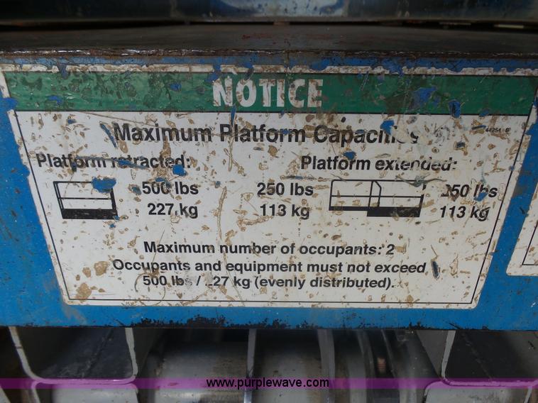 image for item AL9149 2001 Genie GS-1930 scissor lift