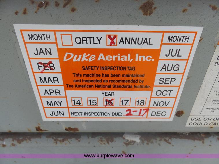 image for item AL9150 1997 Sky Jack III 4626 scissor lift