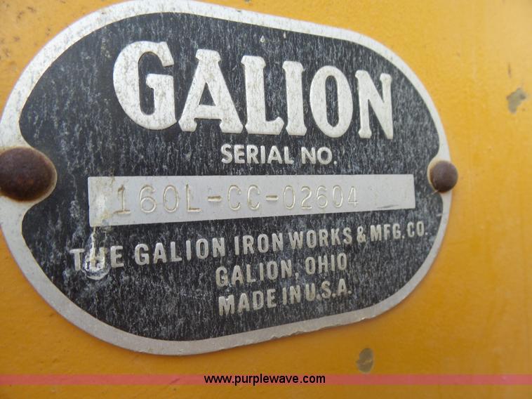 image for item AL9156 Galion 160 Series L motor grader