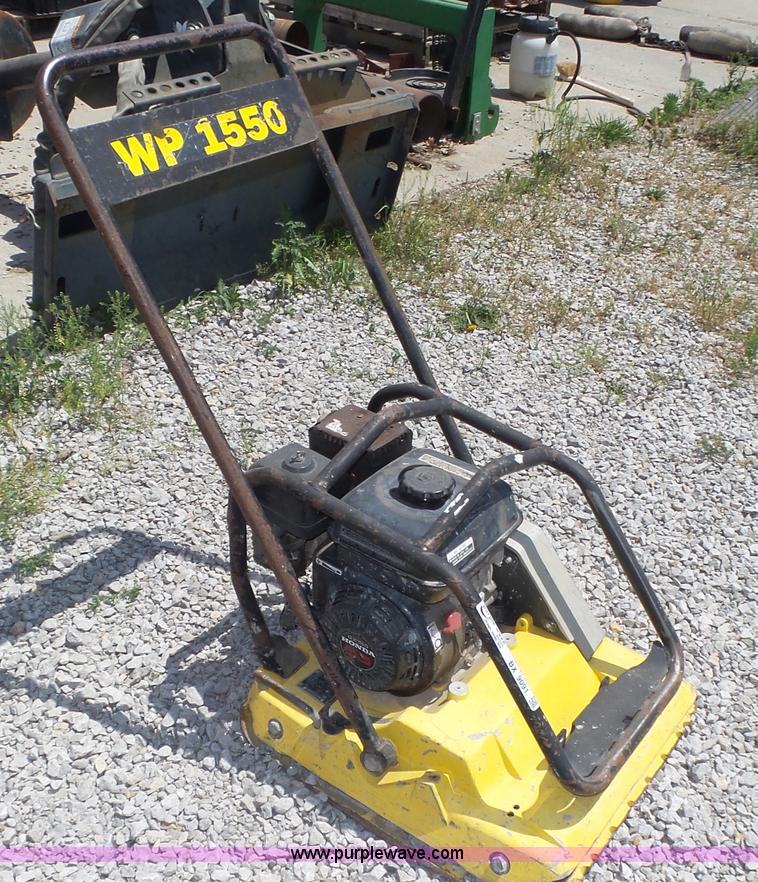 image for item BX9091 1998 Wacker WP1550A plate compactor