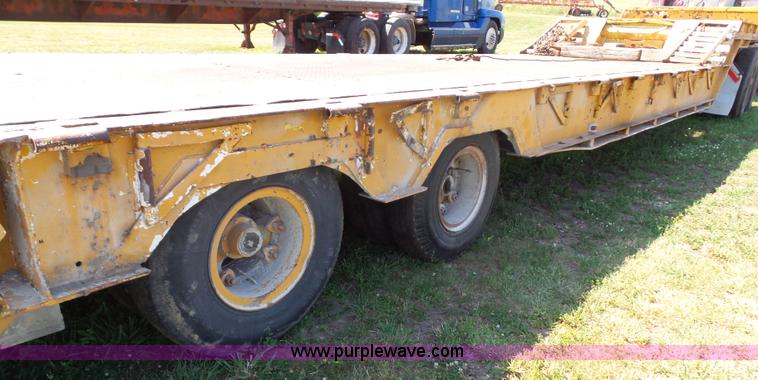 image for item J4879 1979 Tech Steel 30HF1 equipment trailer