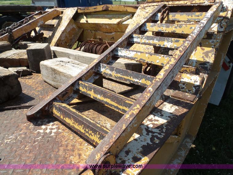 image for item J4879 1979 Tech Steel 30HF1 equipment trailer