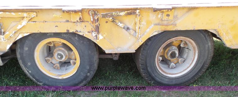 image for item J4879 1979 Tech Steel 30HF1 equipment trailer