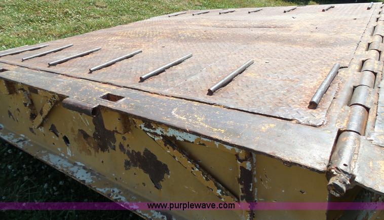 image for item J4879 1979 Tech Steel 30HF1 equipment trailer