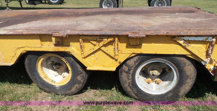 image for item J4879 1979 Tech Steel 30HF1 equipment trailer