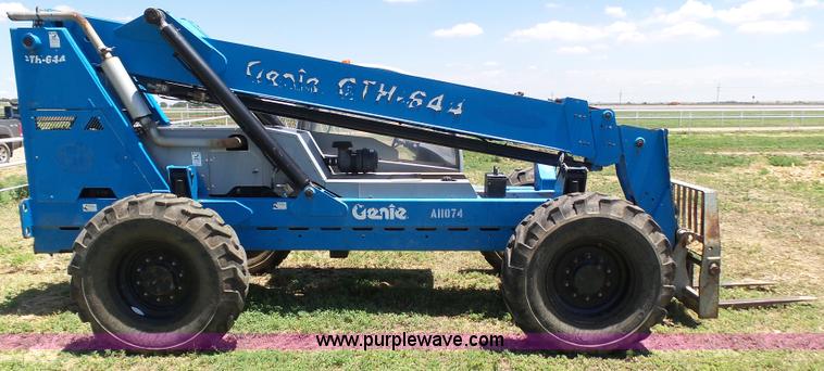 image for item J6012 2007 Genie GTH-644 telehandler
