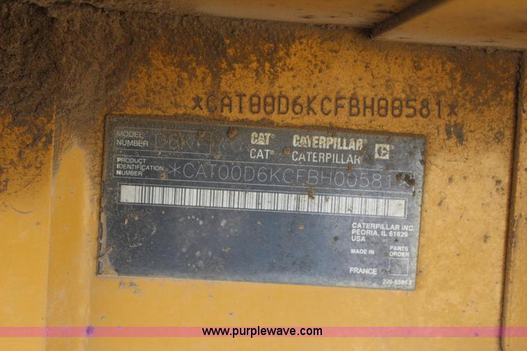 image for item J7567 2008 Caterpillar D6KXL dozer