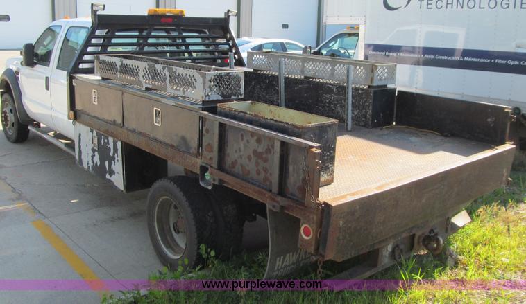 image for item K2205 2008 Ford F550 XL Super Duty SuperCrew flatbed truck