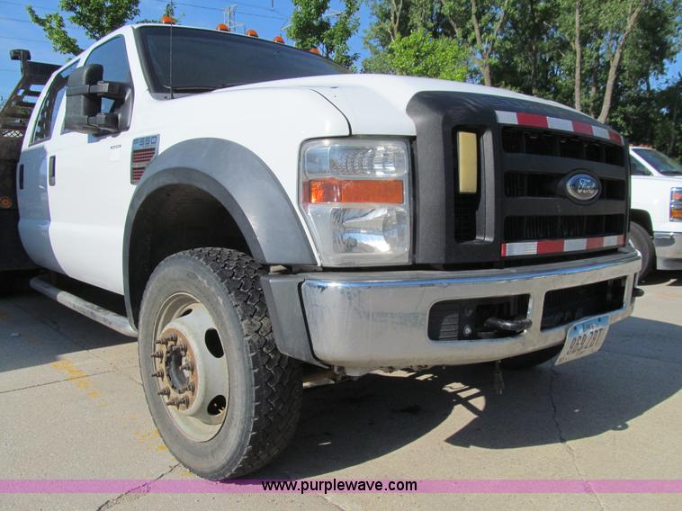 image for item K2205 2008 Ford F550 XL Super Duty SuperCrew flatbed truck