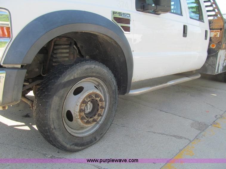 image for item K2205 2008 Ford F550 XL Super Duty SuperCrew flatbed truck