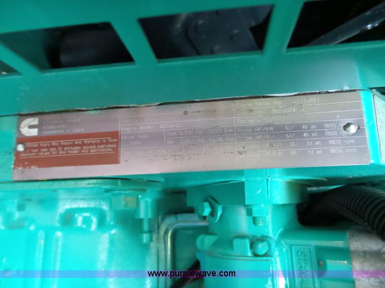 image for item K4017 Onan DGBB-496054L generator