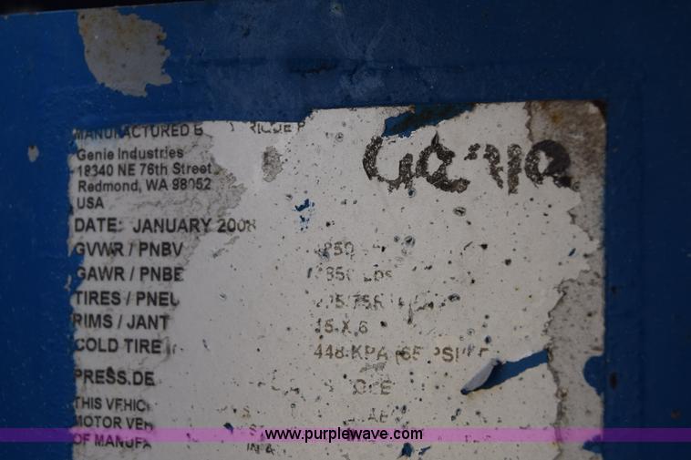 image for item K7268 2008 Genie TZ-50 boom lift